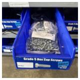 Blue Bolt Bin Containing Assorted Hardware And Bol