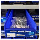 Blue Bolt Bin Containing Assorted Hardware And Bol