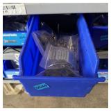 Blue Bolt Bin Containing Assorted Hardware And Bol