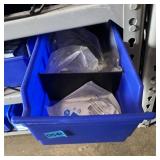 Blue Bolt Bin Containing Assorted Hardware And Bol