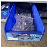 Blue Bolt Bin Containing Assorted Hardware And Bol