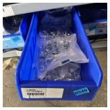 Blue Bolt Bin Containing Assorted Hardware And Bol