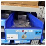 Blue Bolt Bin Containing Assorted Hardware And Bol