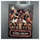 Custom Joe Burrow & Ja'marr Chase Uptown Football