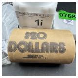 $20 Morgan Silver Dollars W/ Cc Tail&1880 Face End