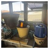Assorted Planters & Water Jugs