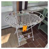 Folding Table W/ Metal Frame
