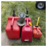 3 Gas Cans