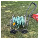 Hose Cart with Hose