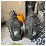2 Hanging Candle Holders