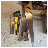 Five-Piece Hand Saw Lot