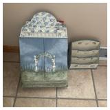 2-Piece Decorative File Organizer Lot