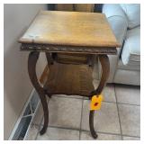 Antique Quarter-Sawn Flower Stand
