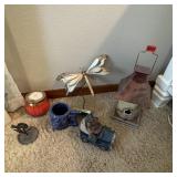 Piggy Bank Decorations & Hallmark Coffee Mug Candl