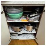 Cabinet Contents ï¿½ Crock Pots, Baking Dishes & Ele