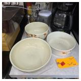 3-Piece Jewel Tea Hall Superior Quality Kitchenwar