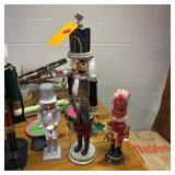 3 Christmas Nutcracker Figurines