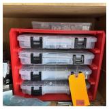 Four-Piece Screw Organizer with Contents
