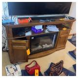 Fireplace Tv Stand W/ Napoleon Electric Fireplace