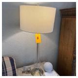 Clear Vase-style Table Lamp ï¿½ Approx. 36' Tall