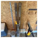 Wooden Levels & Paint Stirrer