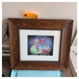 Antique Quarter-Sawn Wood Picture Frame ï¿½ Approx.
