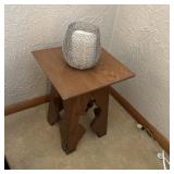 Small Floral Stand w/ Candle