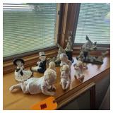 Assorted Ceramic Figurines ï¿½ Occupied Japan & Folk