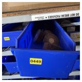 Bolt bin containing assorted hardware and bolts/Mi