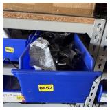 Bolt bin containing assorted hardware and bolts/Mi