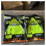 Two high-visibility shirts, size medium. See photo