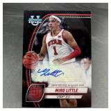 Miro Little Bowman Autographed Basketball Card