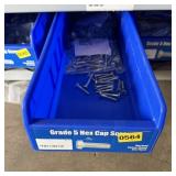 Bolt bin containing assorted hardware and bolts/Mi