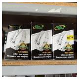 Three boxes of hose clamps, 1-3/4-inch to 2-3/4-in