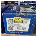 Box of 5/8-inch x 3-inch bolts. See photos.