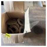 Assortment of 3-inch sanding discs. See photos.