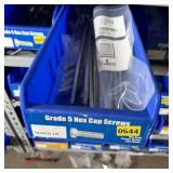 Bolt bin containing assorted hardware and bolts/Mi