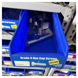 Bolt bin containing assorted hardware and bolts/Mi