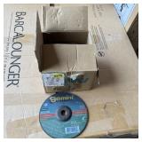 Box of 7-1/4-inch x 7/8-inch arbor grinding wheels