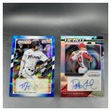 Two Baseball Autograph Cards