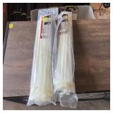 Two packs of 50, 18-inch zip ties. See photos.