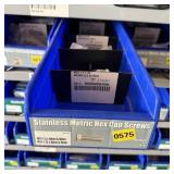 Bolt bin containing assorted hardware and bolts/Mi