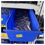 Bolt bin containing assorted hardware and bolts/Mi