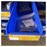 Bolt bin containing assorted hardware and bolts/Mi