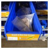 Bolt bin containing assorted hardware and bolts/Mi