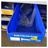 Bolt bin containing assorted hardware and bolts/Mi