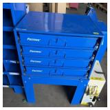 Four-drawer Fastenal parts bin, approximately 24 x
