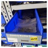 Bolt bin containing assorted hardware and bolts/Mi
