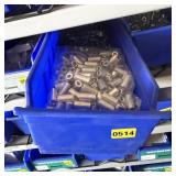 Bolt bin containing assorted hardware and bolts/Mi