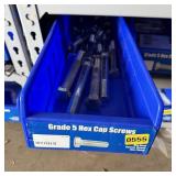 Bolt bin containing assorted hardware and bolts/Mi